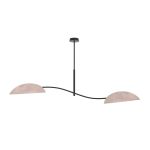 Emibig Plafonnier Lotus Acier Noir | Convient pour 2x E14 - Max 10W