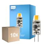 Lot 10x Philips LED Capsule CorePro G4 Claire 1W 100lm - 827 Blanc Très Chaud | Équivalent 10W 