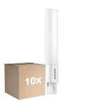 Voordeelpak 10x Philips CorePro PL-S LED 5W - 830 Warm Wit | 2-Pin - Vervangt 11W