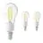 Voordeelpak 3x Calex Smart Kogelvormig LED Lamp E14 4,5W 450lm 1800-3000K Filament | Tuya Wifi - Afstembaar Wit