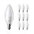 Voordeelpak 10x Philips Corepro LED Kaars E14 Mat 5W 470lm - 827 Zeer Warm Wit | Vervangt 40W