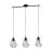 Eglo Hanglamp Tarbes Staal Zwart | IP20 - Geschikt voor 3x E27 