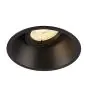SLV Horn-T Spot Aluminium Zwart Rond | Zaagmaat 97mm - Geschikt voor 1x GU10 