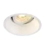 SLV Horn-T Spot Aluminium Wit Rond | Zaagmaat 97mm - Geschikt voor 1x GU10 